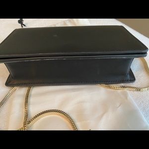 Italic black Kayla Card Case Clutch.